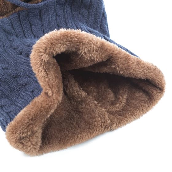Touca Balaclava de Lã Peluciada Unissex karavelas 