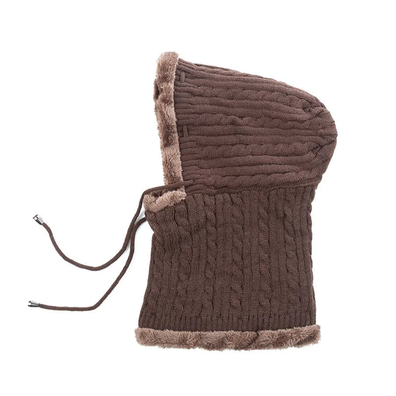 Touca Balaclava de Lã Peluciada Unissex karavelas Coffee 55cm-60cm 