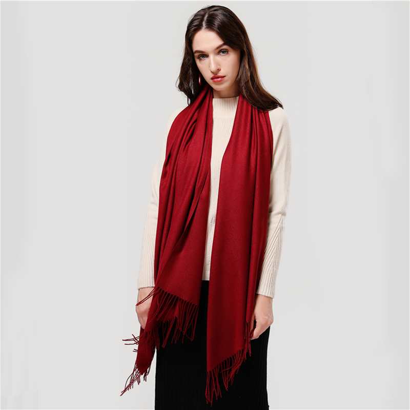 Cachecol de cashmere liso de luxo - Luxury Scarf 0 karavelas 