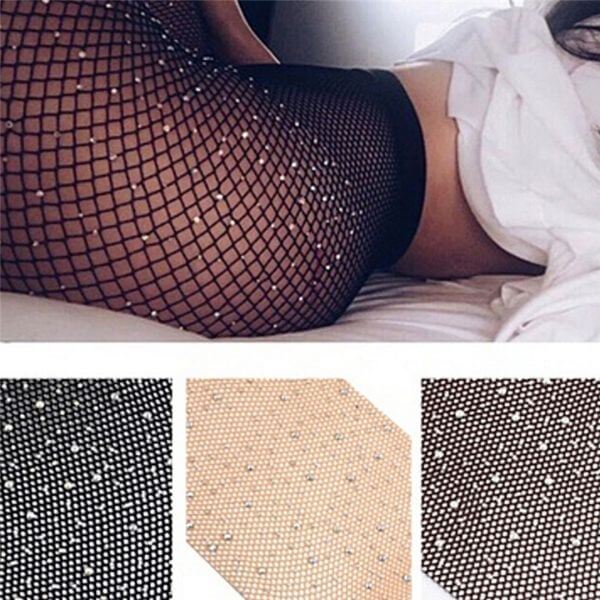 Meia Calça Arrastão com Strass Sexy 0 karavelas 
