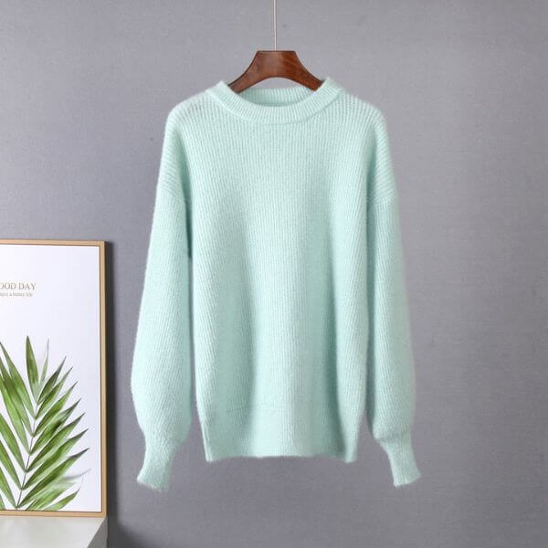 Suéter Tricô Cashmere Candy Colors 0 karavelas Verde Único 