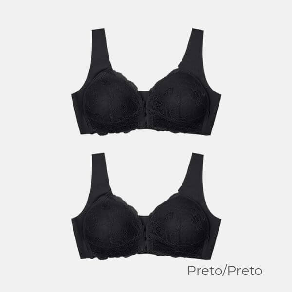 Sutiã Premium Plus Confort - Compre 1 e Leve 2 0 karavelas Preto/Preto P - (38-40) 