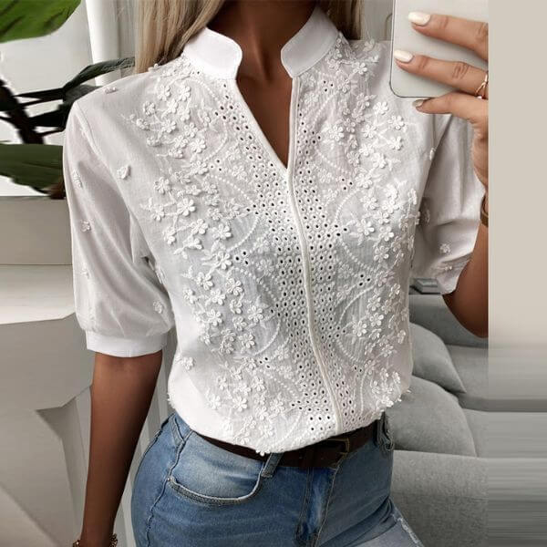 Blusa Chic Casual Branca karavelas Branco P 