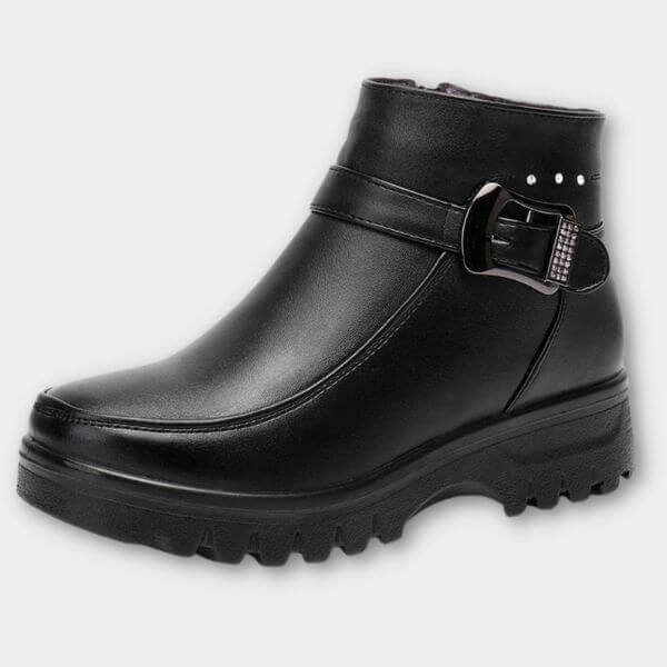 Bota Cano Curto Fashion Forrada com Lã Sintética 0 karavelas 
