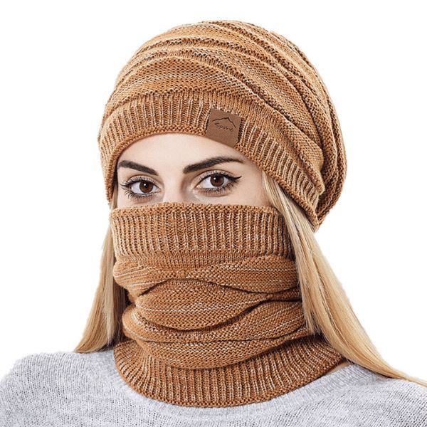 Kit Gorro e Gola Super Luxo - Forro Peluciado 0 karavelas 