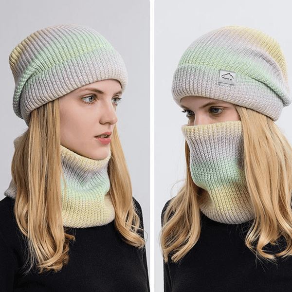 Kit Elegante de Gorro e Gola Degrade - Forro Peluciado 0 karavelas 
