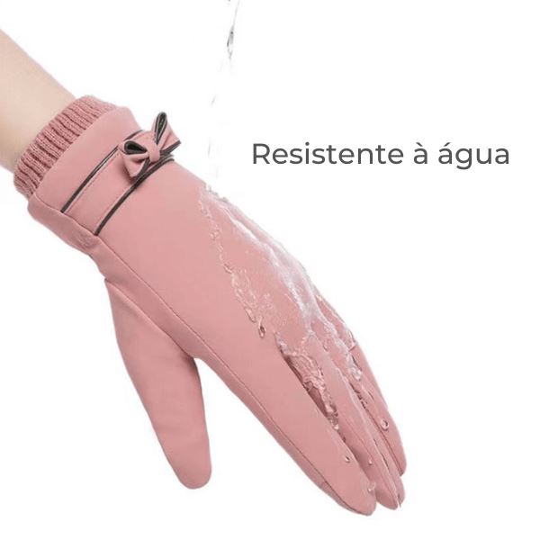 Luva Térmica Forrada de Lã com Punho e Touch Screen - Resistente à água. 0 karavelas 