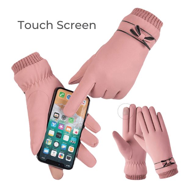 Luva Térmica Forrada de Lã com Punho e Touch Screen - Resistente à água. 0 karavelas 