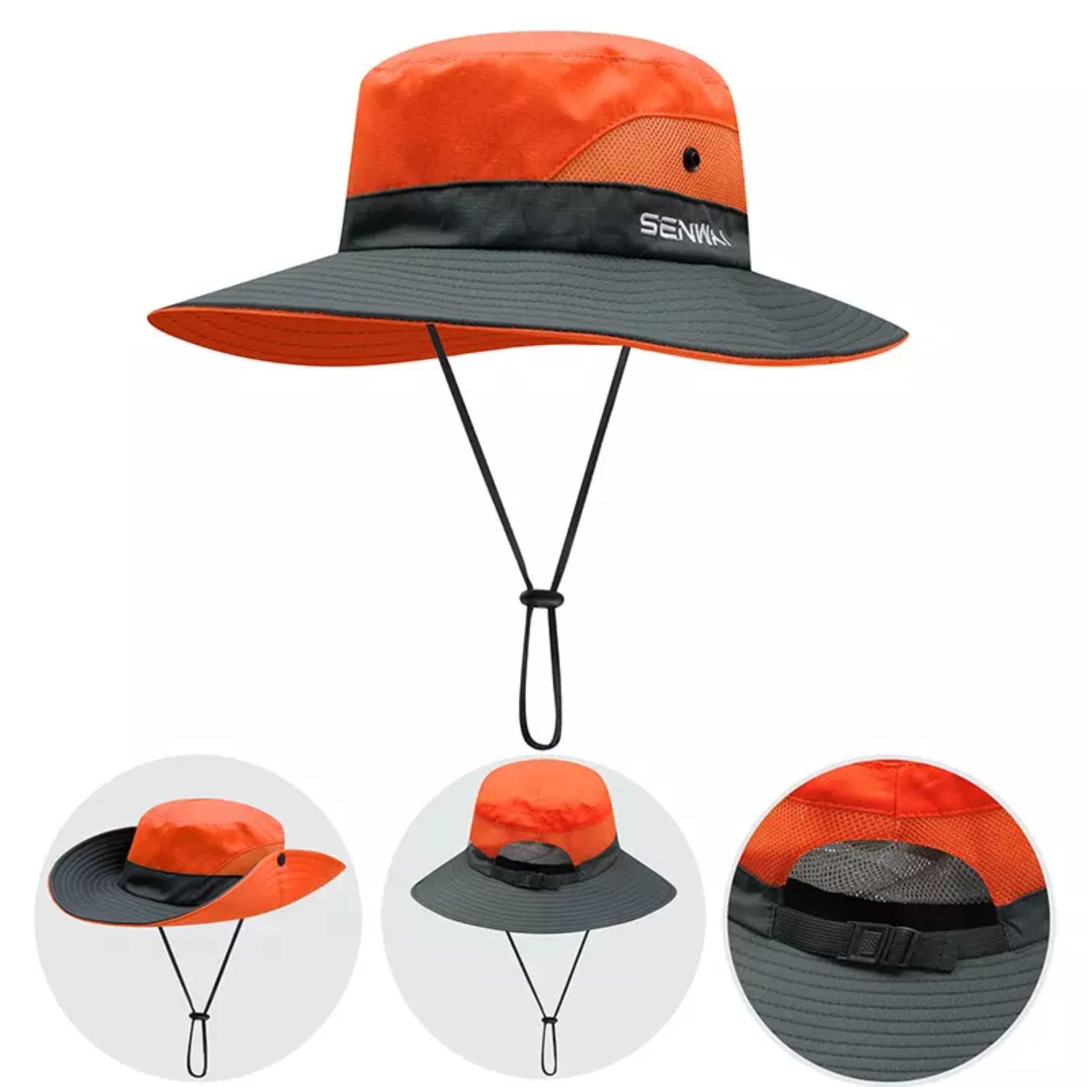 Chapéu com Proteção Solar UV 50+ 0 karavelas Laranja 