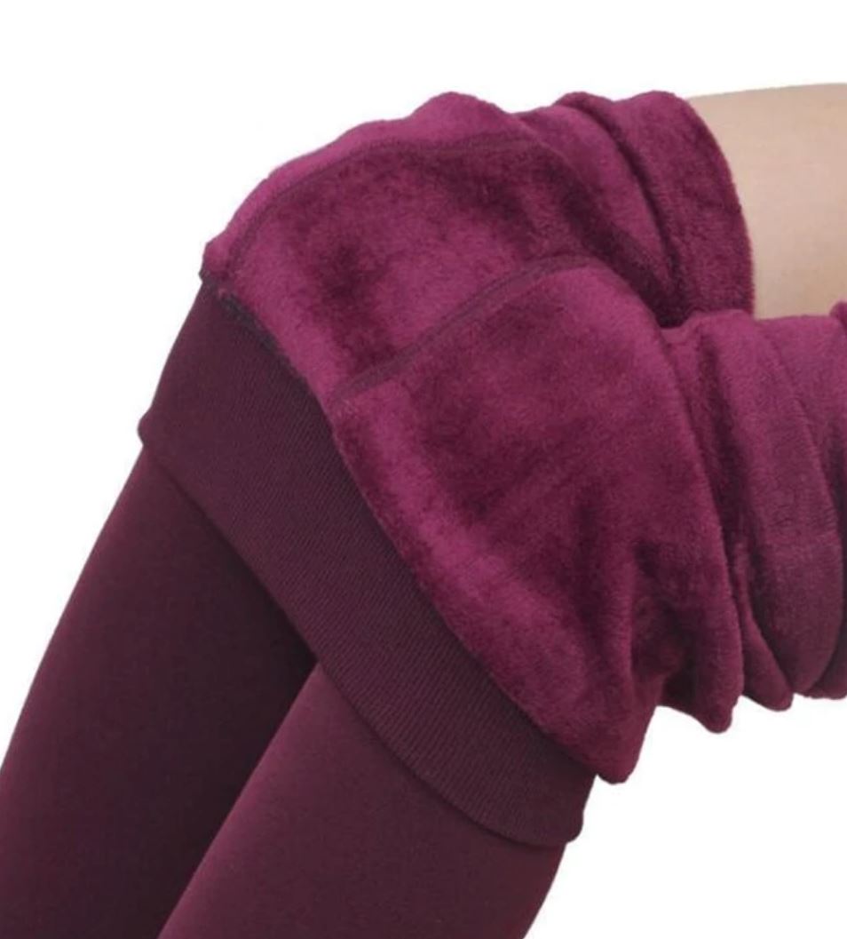SNUG® - LEGGING COM FORRO DE LÃ TÉRMICA legging karavelas Bordô P (34/36) - 45-50 kg 