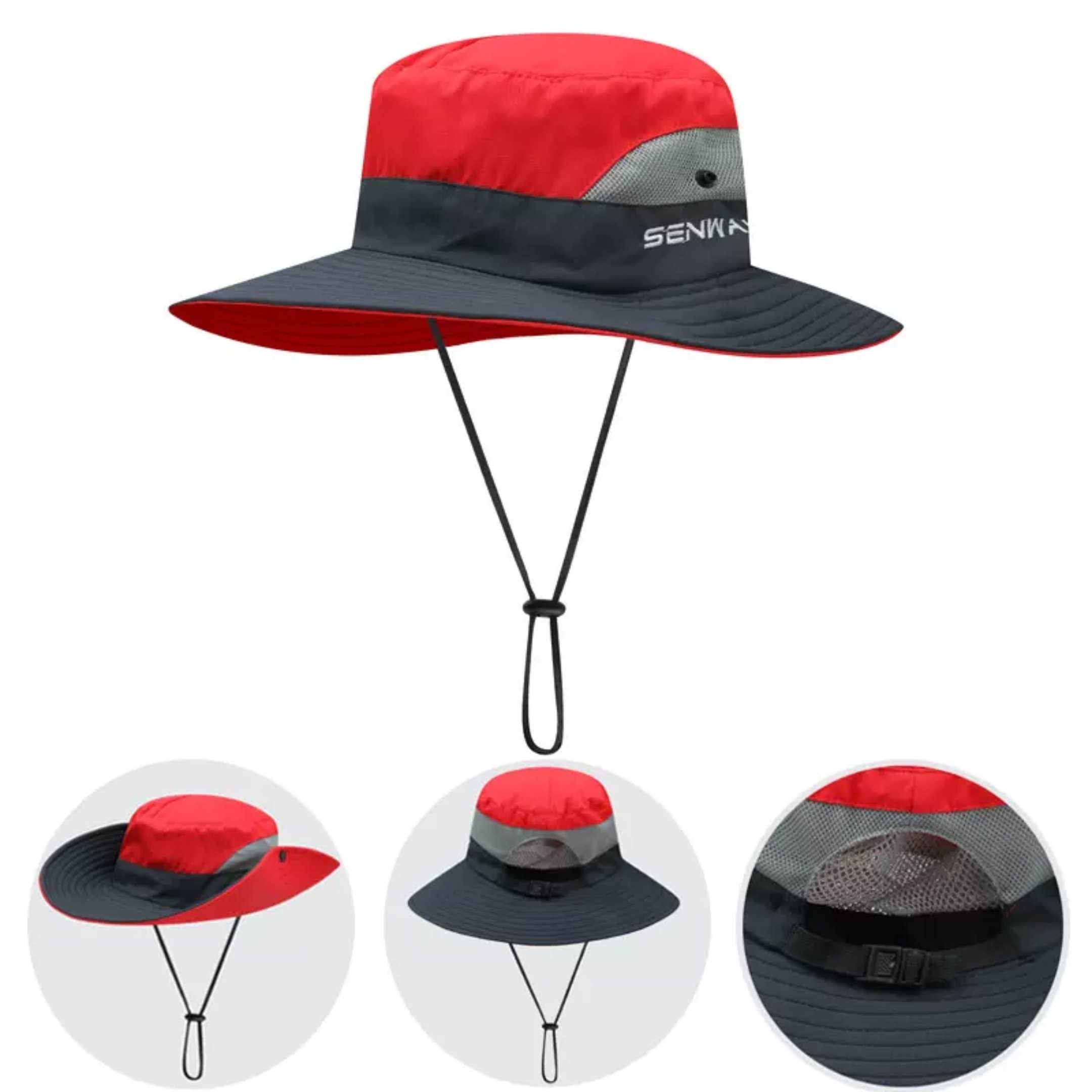 Chapéu com Proteção Solar UV 50+ 0 karavelas Vermelho 