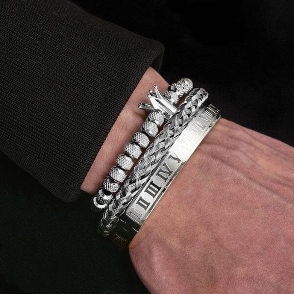 Conjunto de Pulseiras Luxury Rei 0 karavelas 