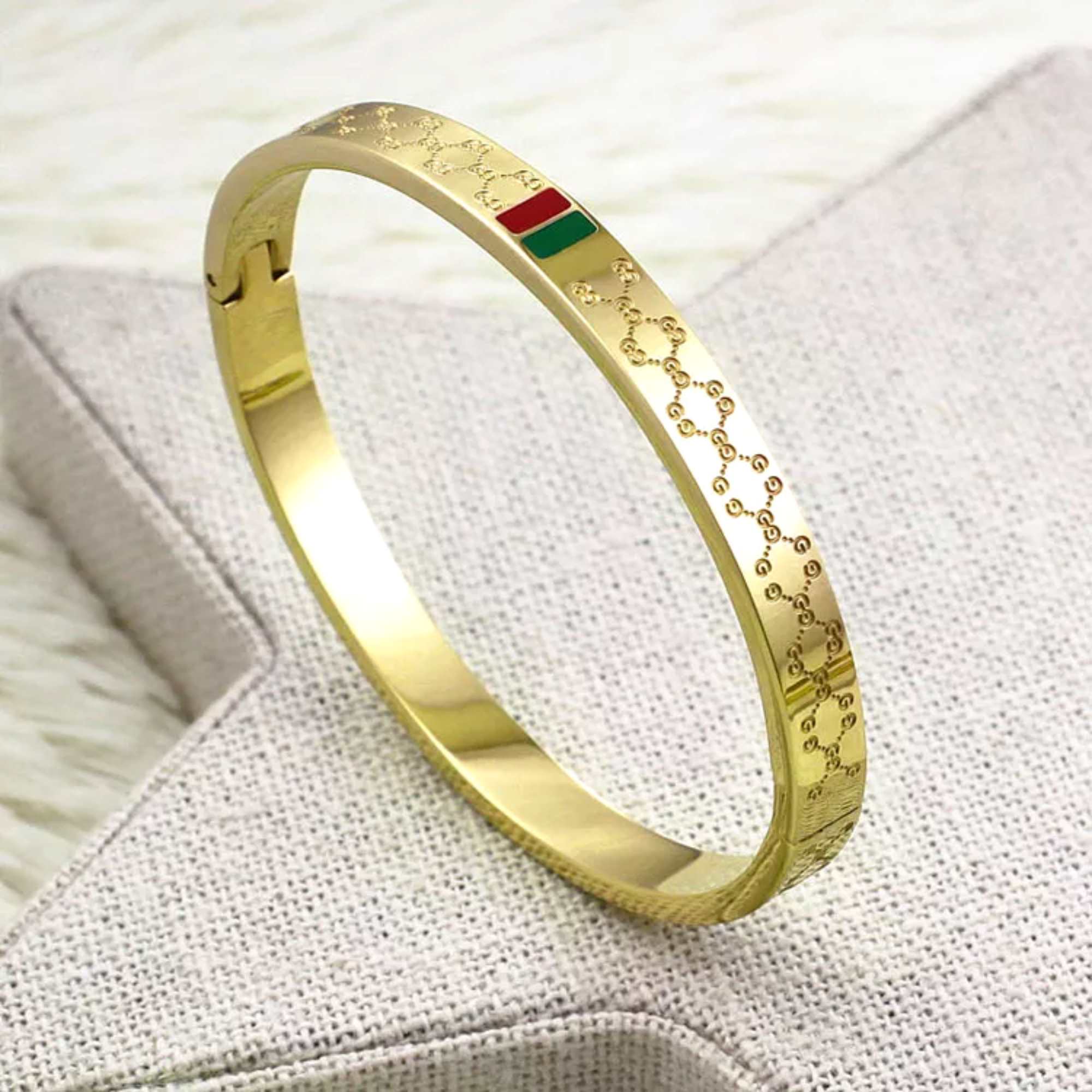 Bracelete de Alto Luxo 0 karavelas 16 cm - Dourado 