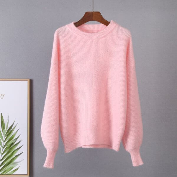 Suéter Tricô Cashmere Candy Colors 0 karavelas Rosa Único 