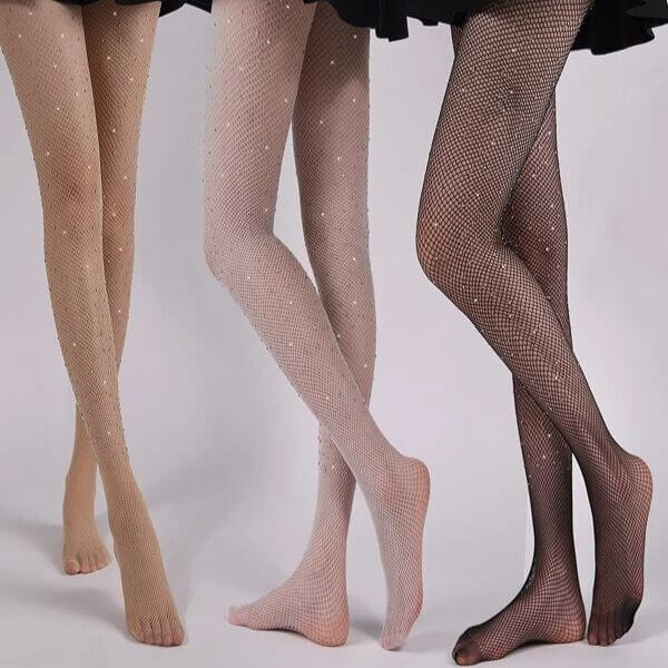 Meia Calça Arrastão com Strass Sexy 0 karavelas 