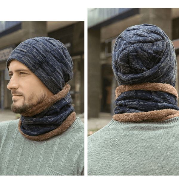 Conjunto Gorro e Gola Peluciada Masculino 0 karavelas 