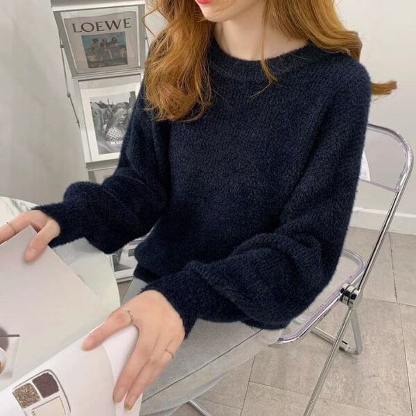 Suéter Tricô Cashmere Candy Colors 0 karavelas Preto Único 