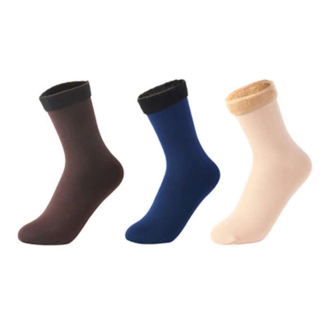 Kit 3 Pares de Meia de Inverno Térmicas - Numeração 35-42 200000866 karavelas kit 3 cores - 002 - (Numeração 35-40) 