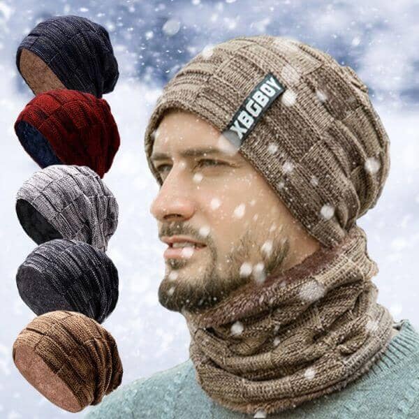 Conjunto Gorro e Gola Peluciada Masculino 0 karavelas 