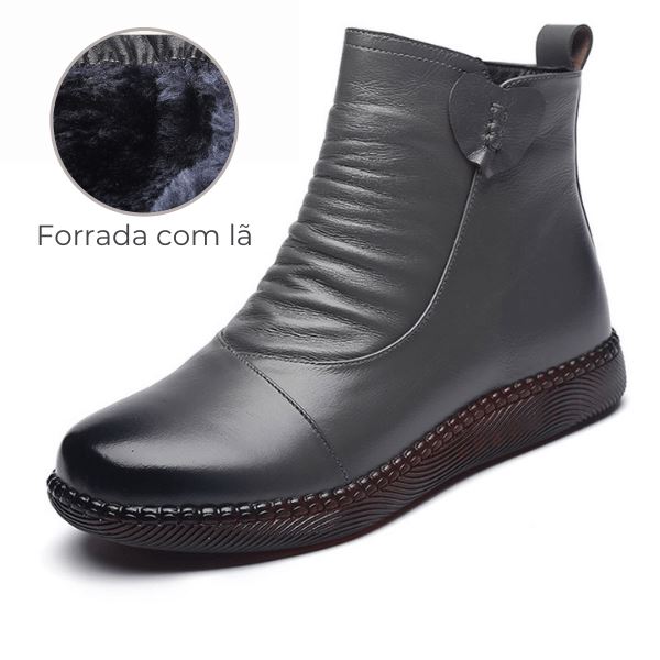Bota Winter Queen Antiderrapante Forrada em Lã Sintética 0 karavelas 