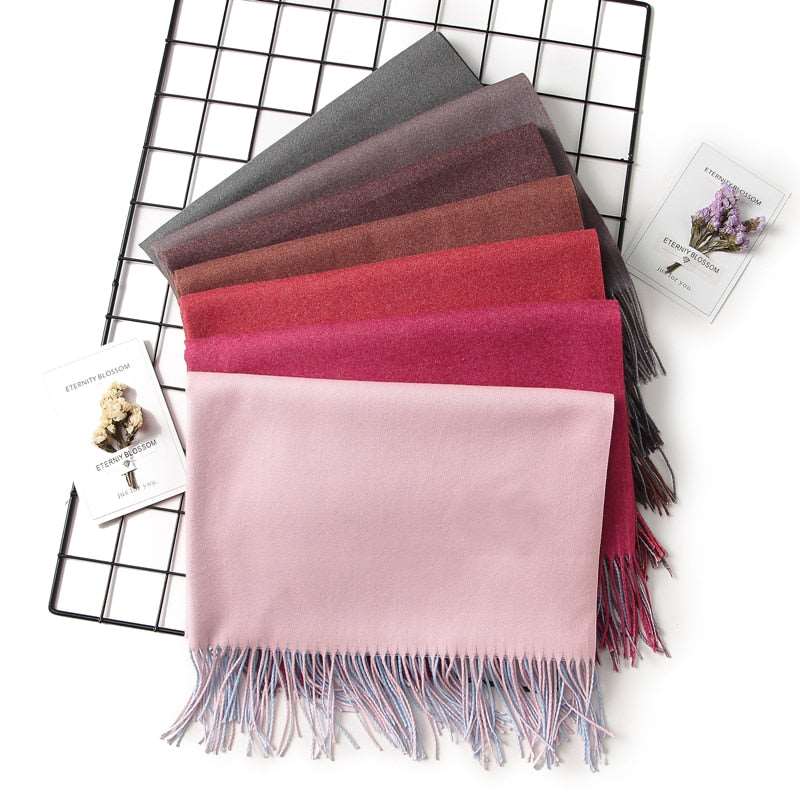 Cachecol de Cashmere Elegante Luxo 0 karavelas 