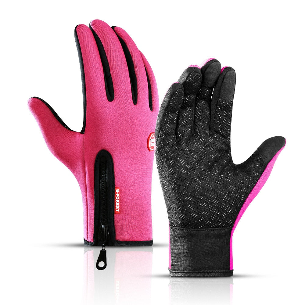 Super Luva de Inverno à Prova D'água com Touch Screen 0 karavelas Pink P 