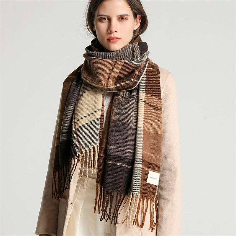 Cachecol Luxuoso Mulher Elegante Cashmere 0 karavelas 