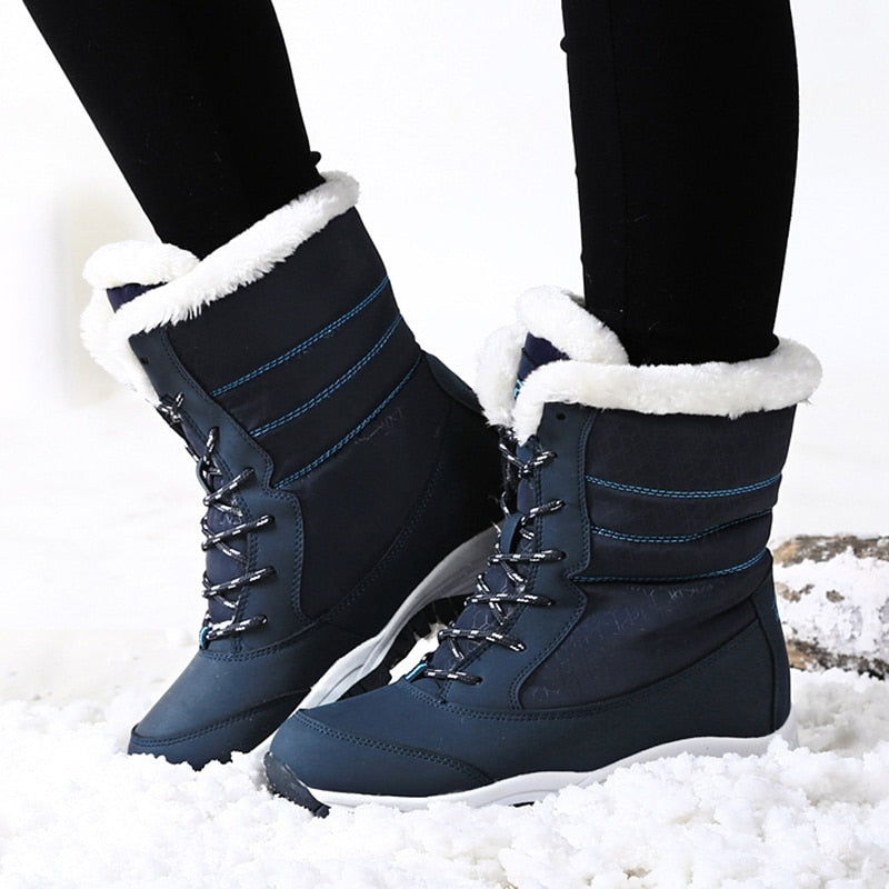 Bota Alba Para Neve Forrada Com Lã Sintética 0 karavelas 