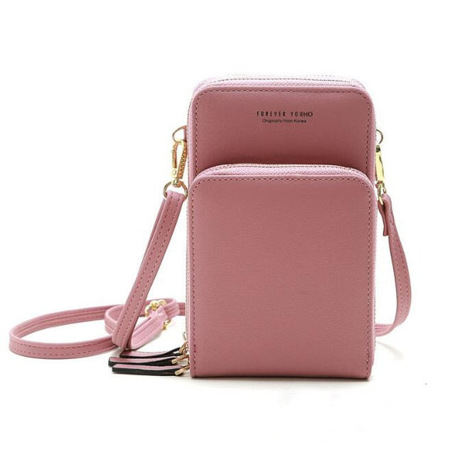 Bolsa Transversal Small com 3 repartições 0 karavelas Rose 