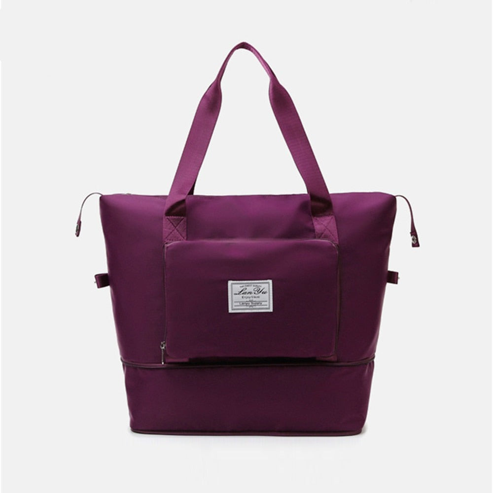 Bolsa Pratic Expansiva Para Viagem 0 karavelas Roxo 