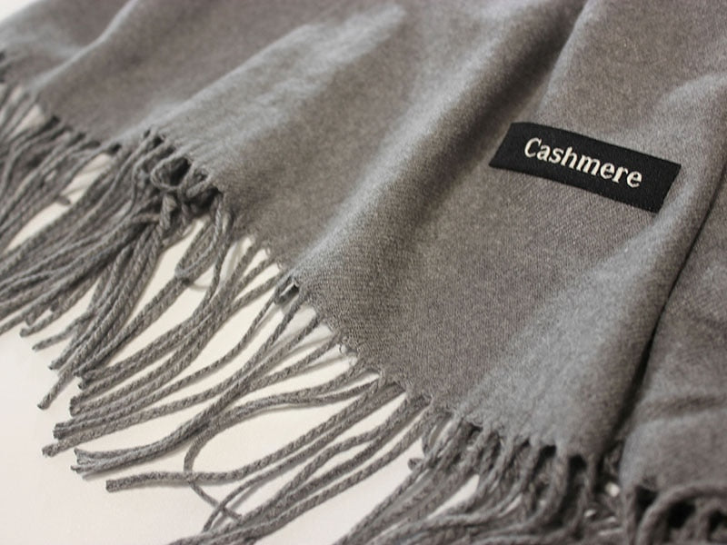 Cachecol de cashmere liso de luxo - Luxury Scarf 0 karavelas 