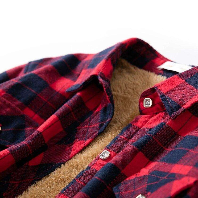 Camisa Xadrez Country Unissex Forrada de Lã Térmica karavelas 