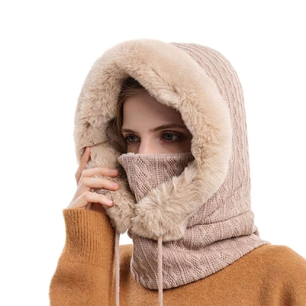 Conjunto Touca com Máscara à Prova de Vento 0 karavelas Bege 
