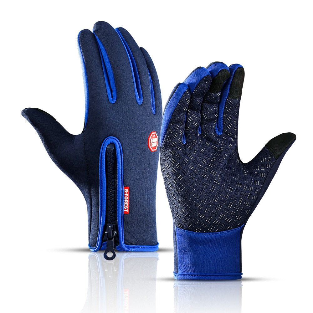 Super Luva de Inverno à Prova D'água com Touch Screen 0 karavelas Azul P 