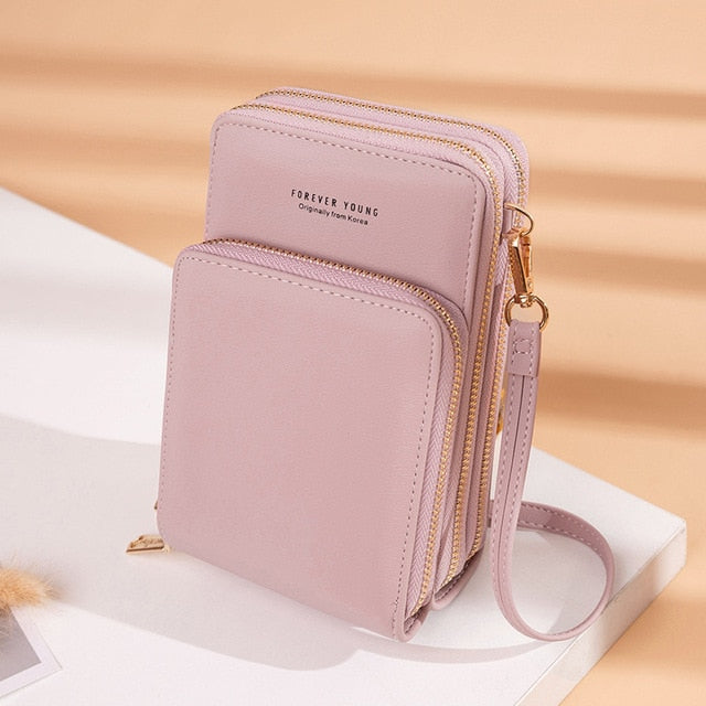Bolsa Transversal Small com 3 repartições 0 karavelas Nude 