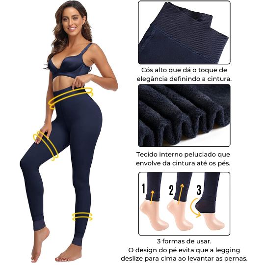 SNUG® - LEGGING COM FORRO DE LÃ TÉRMICA legging karavelas 