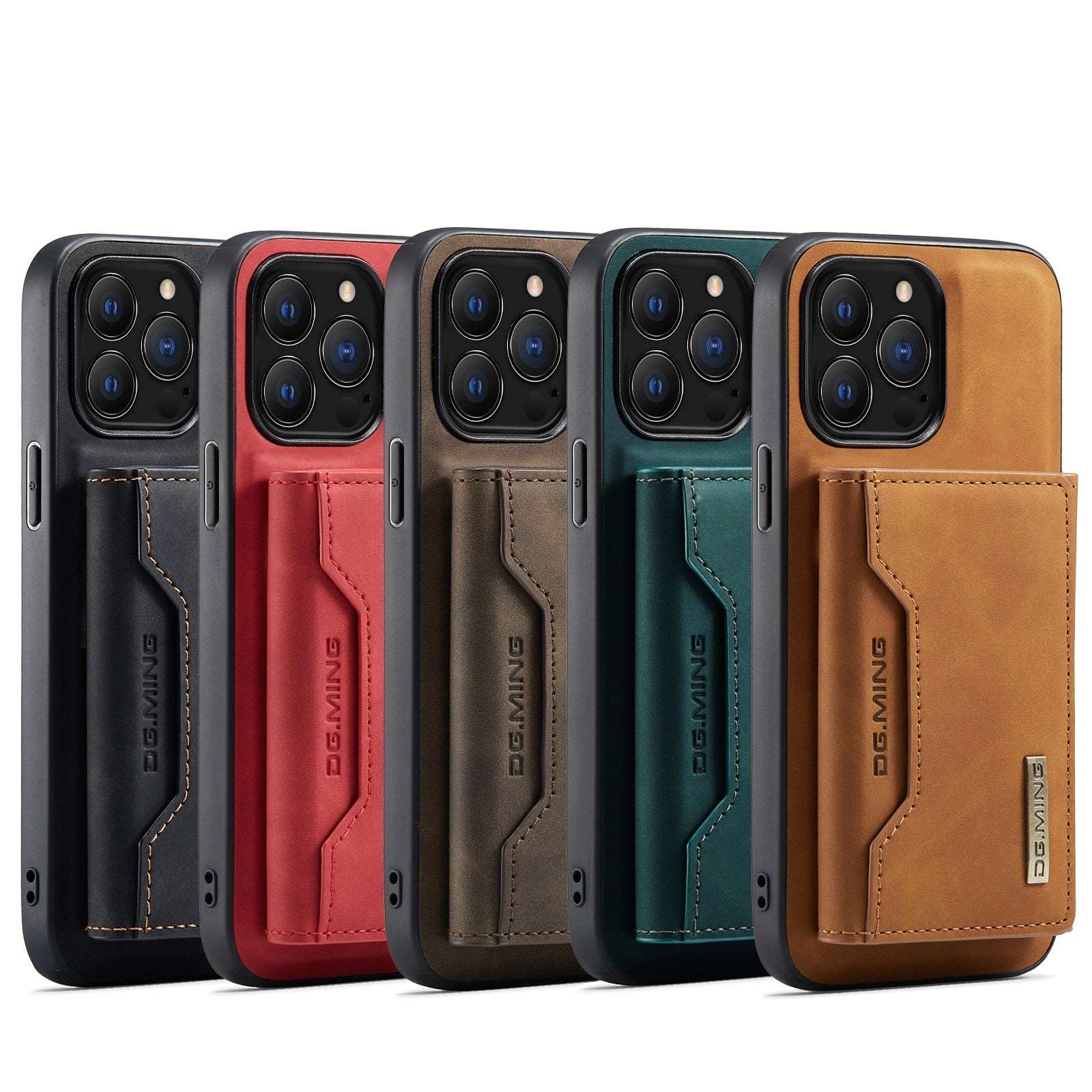 Capa Slim e Carteira de couro vegano magnética exclusiva para IPhone - DG MING 0 karavelas 