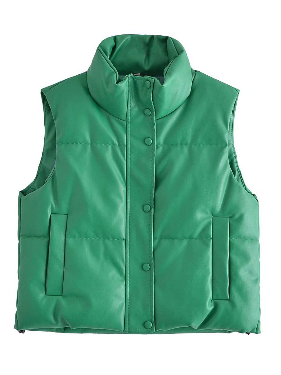 Colete Klinck Acolchoado Gola Alta 0 karavelas Verde PP 
