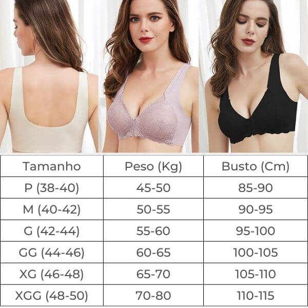 Sutiã Premium Plus Confort - Compre 1 e Leve 2 0 karavelas 