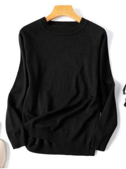 Blusa em Tricô Manga Longa Listrado 0 karavelas Preto M 