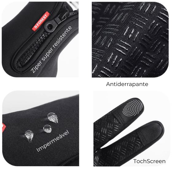 Super Luva de Inverno à Prova D'água com Touch Screen 0 karavelas 