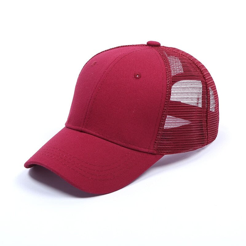 Boné com telinha. karavelas wine red Adjustable 