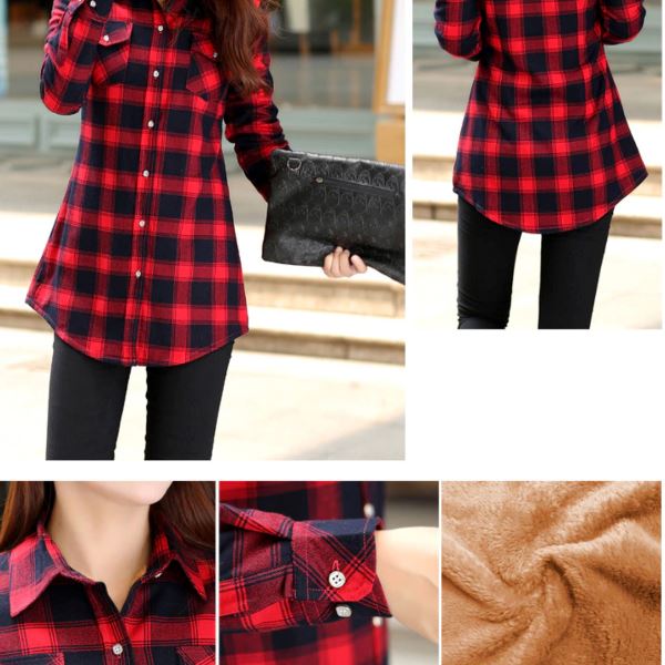 Camisa Xadrez Country Unissex Forrada de Lã Térmica karavelas 