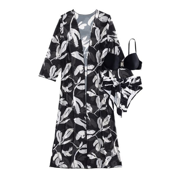 Conjunto de Biquíni DivaFashion- 3 peças karavelas 