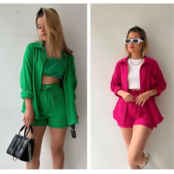 Conjunto Sapphire -2 peças 0 karavelas 