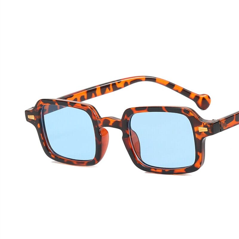 Óculos de Sol Monaco UV 400 0 karavelas Leopard print Blue com pano e saco de microfibra 