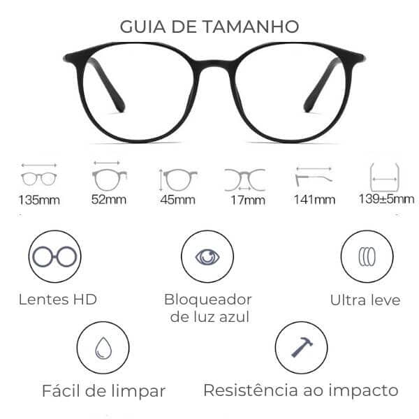Óculos UltraLeve Carbon Trend Titanium Beta 0 karavelas 